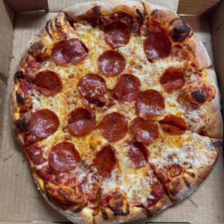 Delicious Pepperoni Pizza, Hot and Fresh